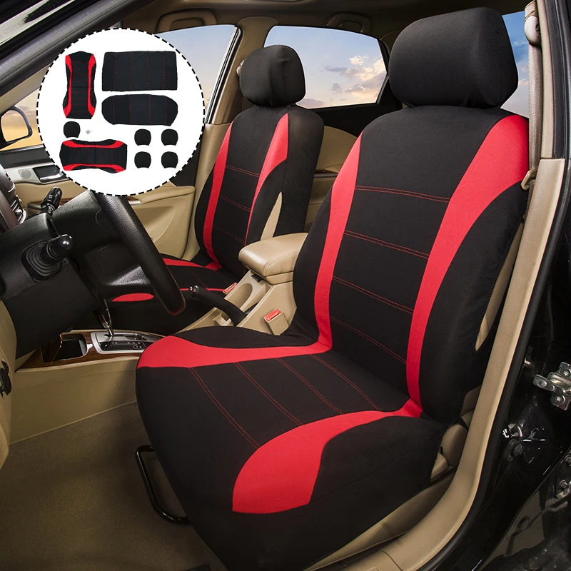 5PCS Car Seat Covers Set – Universal Fit, Stain-Resistant, Fashionable Seat Protectors for Most Cars 2