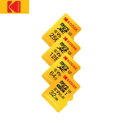 KODAK – carte mémoire Micro SD, 32 go/64 go/256 go/128 go, V30, U3, 100 mo/s, adaptateur SD 4K UHD 
