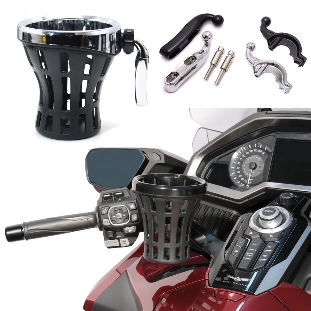 Drinking Drink Cup Mesh Basket Holder Bracket Honda Gold Wing 1800