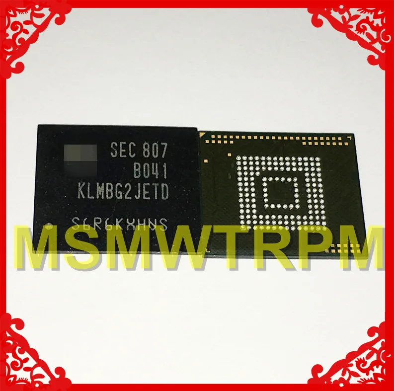 KLMBG2JETD-B041 BGA153Ball EMMC5.1 5,1 32 ГБ памяти мобильного телефона новые оригинальные и подержанные припаянные шары протестированы ОК