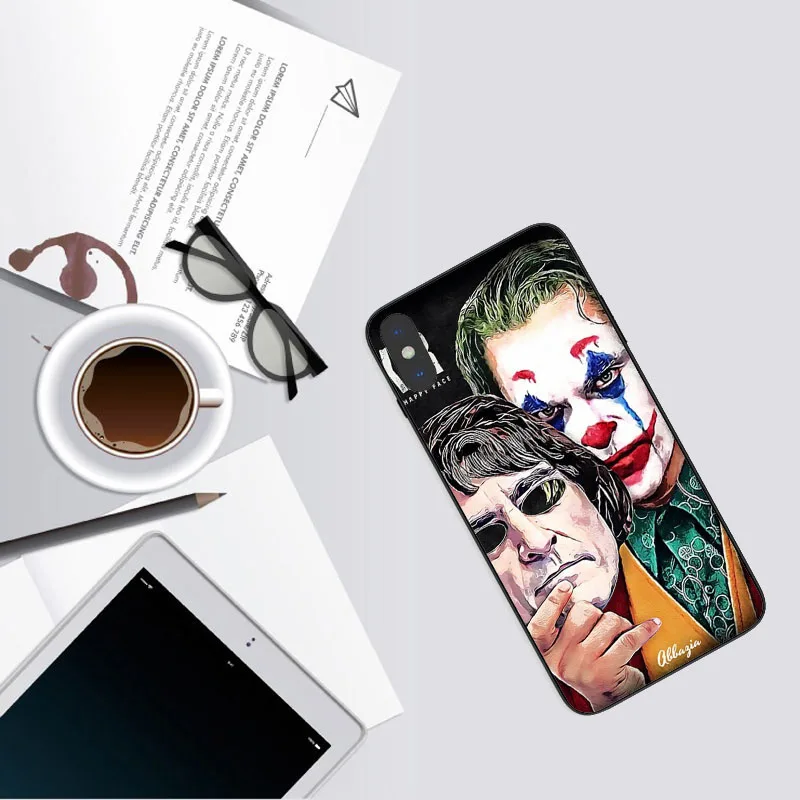 Joker Joaquin Черный силиконовый чехол для телефона, чехол для iPhone XS 11 11PRO MAX 5 5S 6 6splus 7 8 Plus XR MAX - Цвет: TPU