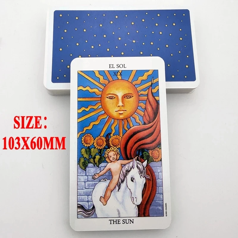 Future Games Tarot-Cards-Divination Spanish-Version Telling 78-Cards/Box Family-Friends