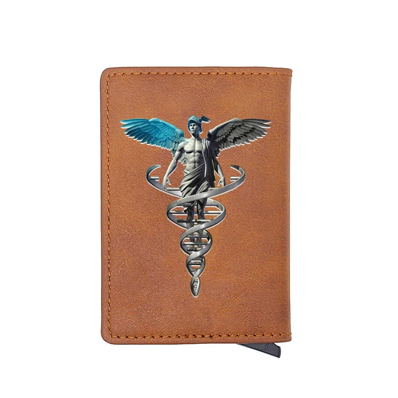 Новинка 2020 модный кошелек с держателем для карт цифровой печатью Angel Caduceus