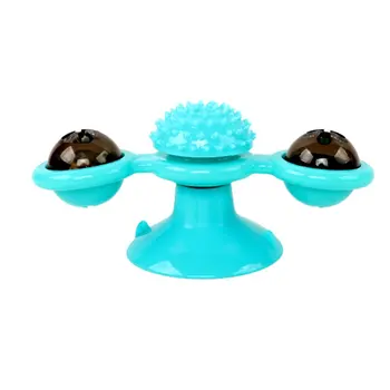 

Pet Toy Interactive Cat Puzzle Training Rotary Table Ball Mill Rotating Cat Toys Cat Games Cat Supplies Cat Windmill