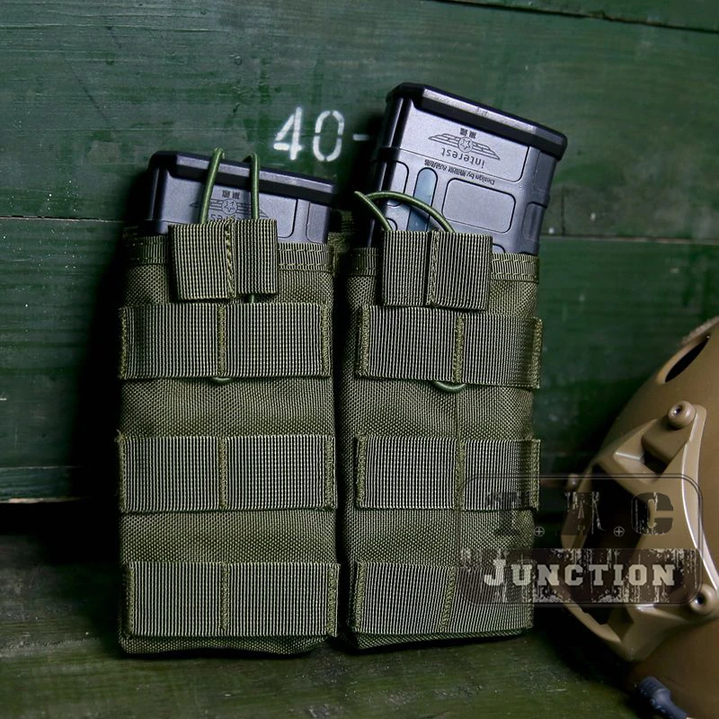 Тактический Молл система подсумок для журналов 1000D нейлоновые двойные быстро Открытый Топ вытянуть мордулярный 5,56. 223 для пейнтбола страйкбол мешочек