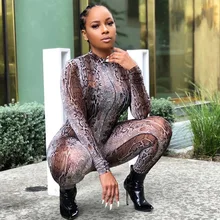 snake print jumpsuit fashion nova