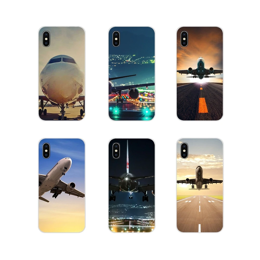 Для Apple IPhone X XR XS 11Pro MAX 4S 5s 5C SE 6S 7 8 Plus ipod touch 5 6 Airplane At The Sunrise | Мобильные телефоны и