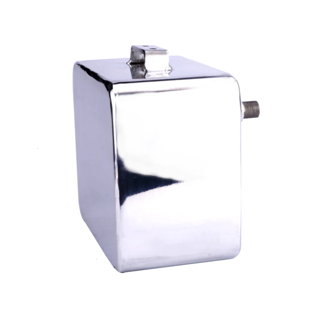 Universal Oil Tank 2 Litre Custom Water Coolant Tank 11mm 15mm Fitting Cap Header Expansion Overflow Tank Reservoir Kit