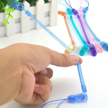 

2Pcs Baby Pacifiers Leashes Infant Toddler Dummy Pacifier Spring Soother Nipple Clip Chain Holder Strap Baby Chew Toy for Baby