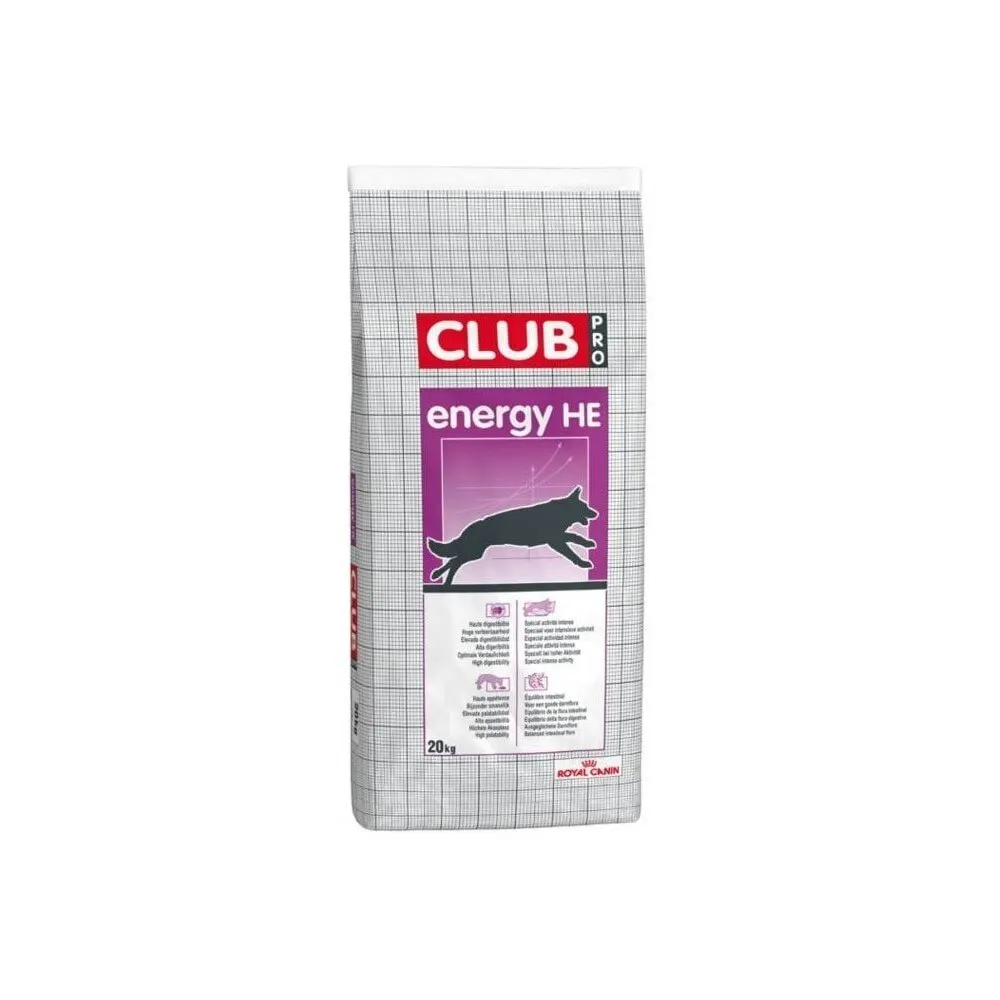 Royal Canin Club Energy HE Pro корм для рабочих собак 20 кг | Дом и сад