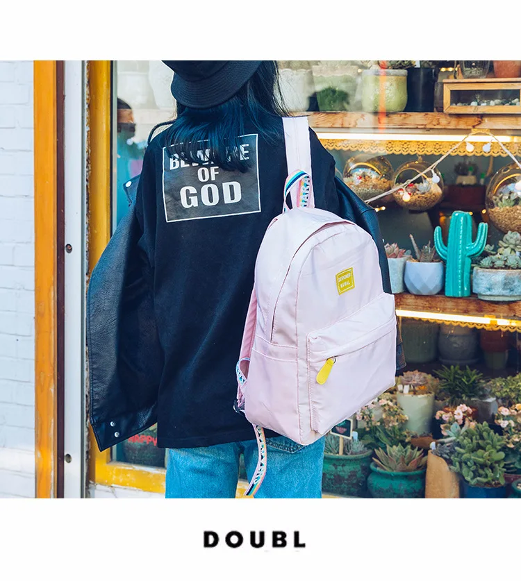 New Style WOMEN'S Bag WOMEN'S Backpack Korean-style Backpack Nylon WOMEN'S Bag a Generation of Fat Manufacturers Direct Sel