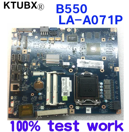 VIA15 LA-A071P подходит для lenovo B550 23 ”моноблок материнская плата LGA115X интерфейс DDR3 тестовая работа