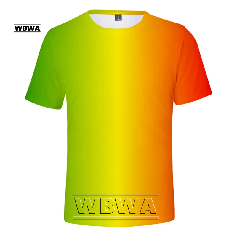 Neon T-Shirt Men/Women Summer green T shirt Boy/Girl Solid