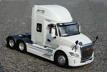 

1/24 JAC GALLOP V7 American Style Truck Trailer Tractor White Diecast Car Model