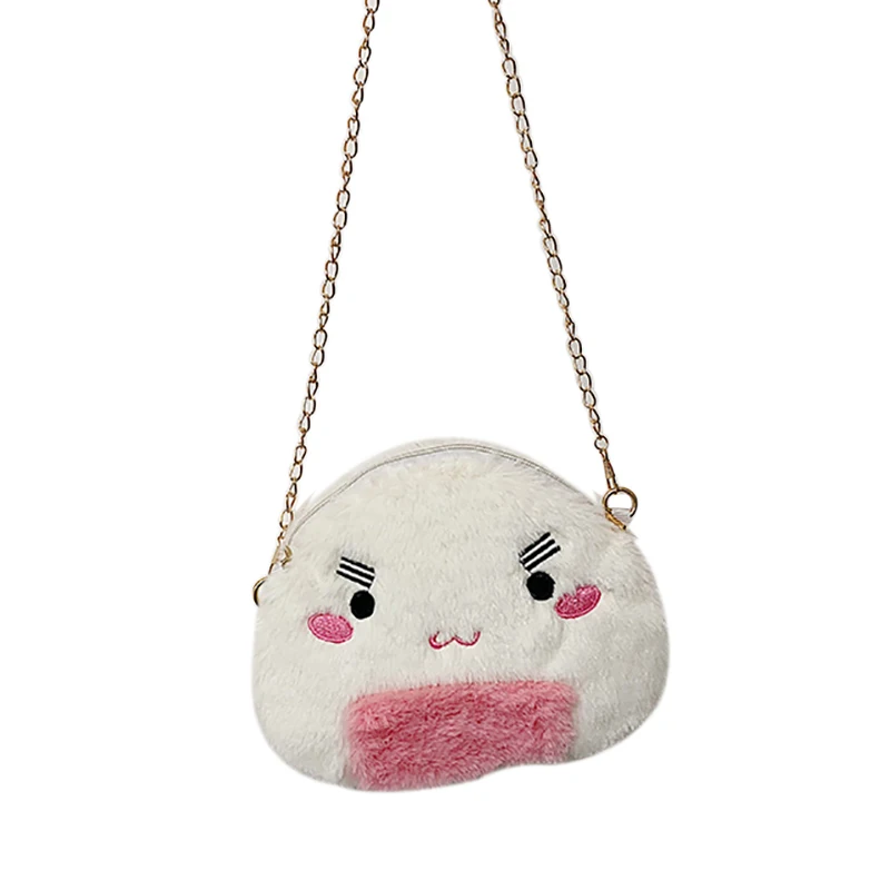

Children Girls Cute Plush Cartoon Design Cross-body Handbag Bags Shoulder Messenger Bag 2020