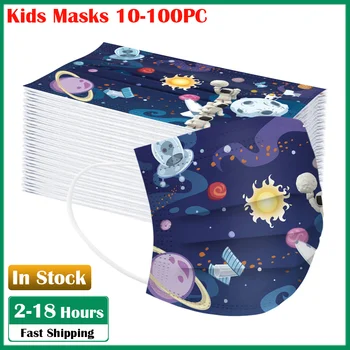 

50PCS Activated Carbon Dustproof Children's mask Health Care Disposable Mouth-muffle mondmasker Face Mask Face Cover masques