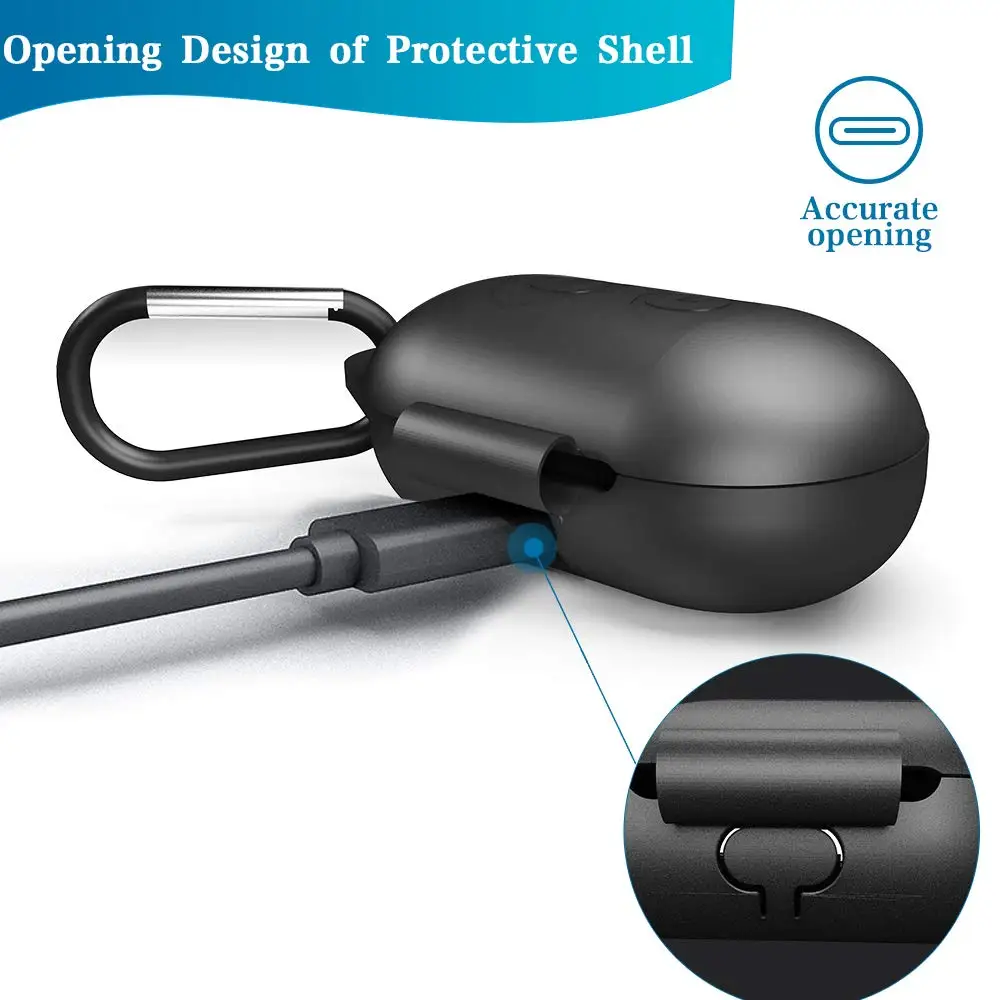 

New Drop-proof Shockproof Pack Silicone Full Protective Case For Samsung Galaxy Buds Headphone Case Sports Bluetooth Earphone