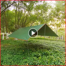 3x4 m Beach Sun Shelter Tent Tarp Mosca da Chuva UV À Prova D' Água Barraca de Camping Toldo Toldo Sol Ao Ar Livre Sombra dossel para Praia(China)