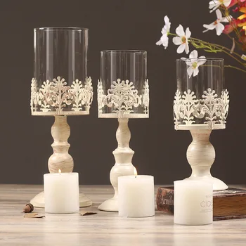 

Elegant Candle Holder Cube Stand Candle Candlestick Metal Base Craft Wedding Decoration Glass Candles Wedding Candle Holders