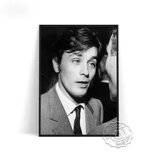  Movie Alain Delon Poster, Movie Star Wall Art, Alain Delon Print Poster, Black and White Wall Stickers, Home Decor, Fans Gift 