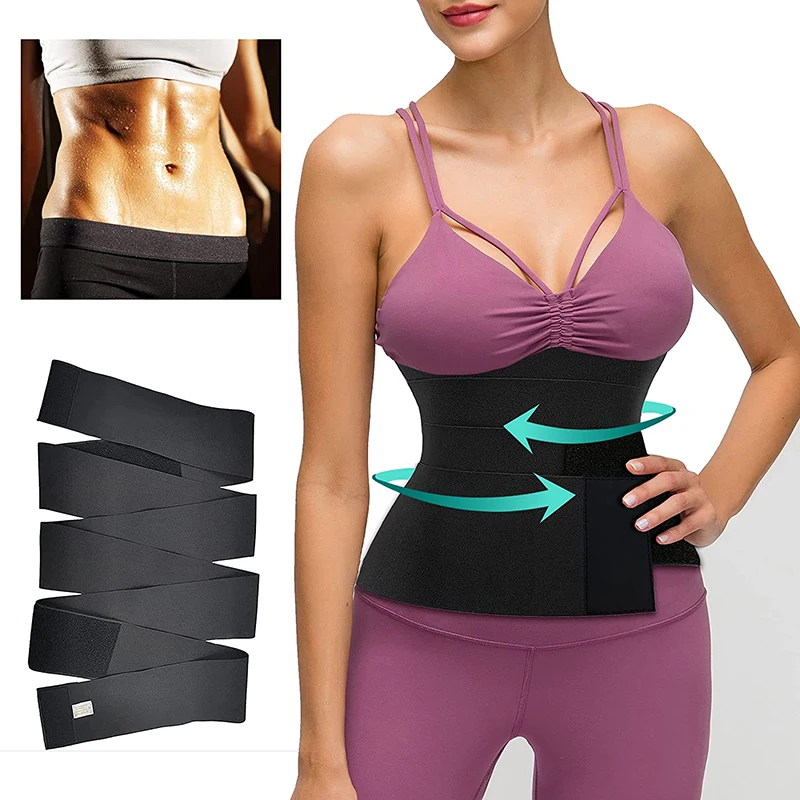 Entrenador De Cintura Con Sudor: Banda Envolvente De 3m Para Mujer – Quema Grasa, Recuperación Postparto Y Moldeador De Abdomen (Látex Transpirable)