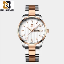 

BENNEVIS 2021 Men Watch Clock Alloy Luxury Fashion Brand Quartz Watches Mens Waterproof Chronograph Sports Business Wristwatch