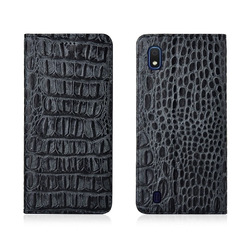 

Crocodile Back Pattern Genuine Leather Magnetic Flip Phone Bag For Samsung Galaxy A10 A20 A30 A40 A50 A60 A70 A80 A90 Phone Case