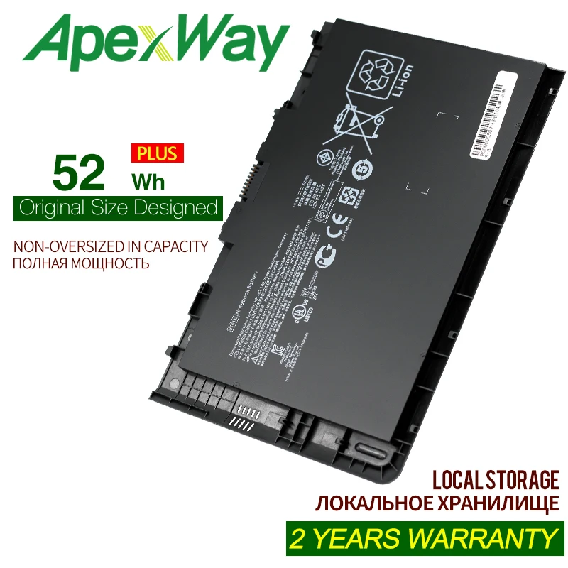 Apexway 14,8 v 52Wh Аккумулятор для ноутбука hp EliteBook Folio 9470 9470M Series HSTNN-IB3Z HSTNN-I10C BT04XL BA06 687517-1C1