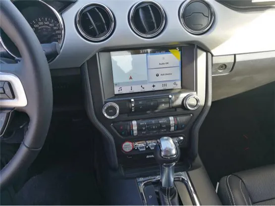ZWNAV Android 9.0 Tesla style PX6 Carplay Vertical screen Car GPS Navigation For Ford Mustang 2015-2020 Multimedia radio Player