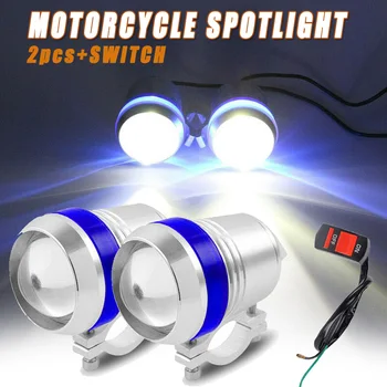 

Waterproof Angel Eye bulb Aluminum High/low beam 2pcs 30W U3 Motorcycle