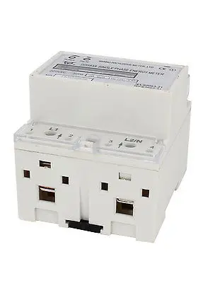 AC 220V 20-80A 6-знака после запятой однофазный счетчик ватт-час киловатт-час измеритель энергии