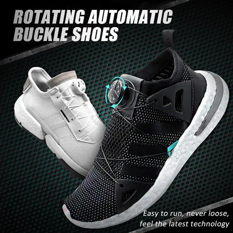 Hoge Kwaliteit Roterende Automatische Gesp Schoenen Schoenveters Met  Schoenveter Revolving Gesp Strakke Losse Gesp Reparatie Draaien Knop| | -  AliExpress