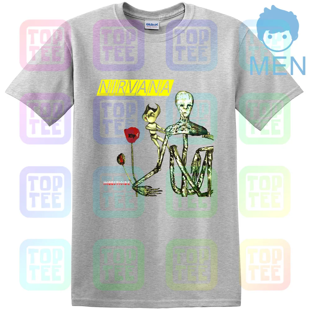 MEN-GRAY Nirvana Incesticide Футболка Nwt аутентичная и лицензированная уличная одежда размер S-3Xl - Цвет: MEN-GRAY