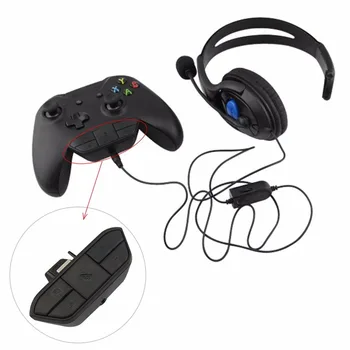 

Stereo Headset Adapter Headset Audio Adapter Headphone Converter For Microsoft Xbox One Wireless Game Controller