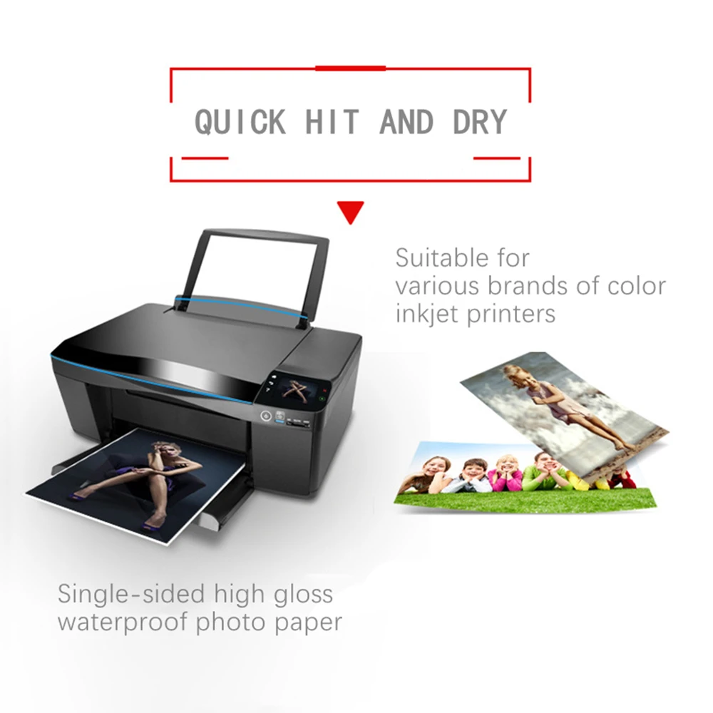 10/20 Sheets 4R High-Quality Inkjet Glossy Waterproof Glossy Photographic Studio Print 10x15 cm Photo Paper For Inkjet Photos photo paper photo printing paper