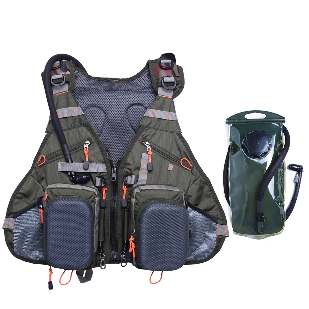 Fly Fishing Vest Pack Multifunction Pockets Outdoor Backpack