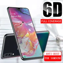 6D полное покрытие закаленное Стекло для samsung Galaxy M10 M20 M30 A10 A20 A30 A40 A40s A50 A60 A70 A80 A90 с уровнем твердости 9H Экран протектор