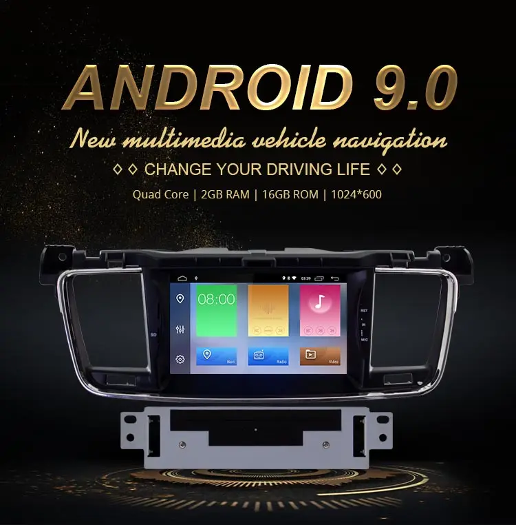 Cheap JDASTON Android 9.0 Car DVD Player For PEUGEOT 508 Stereo GPS Navigation multimedia Player 1 Din Car Radio Steer Wheel Control 0