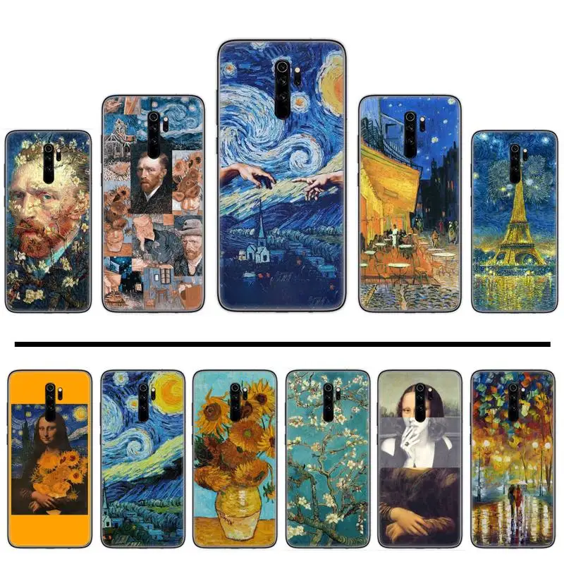 

Van Gogh Starry Night Oil Painting Unique Design Phone Cover For Xiaomi Redmi 4x 5 plus 6A 7 7A 8 mi8 8lite 9 note 4 5 7 8 pro