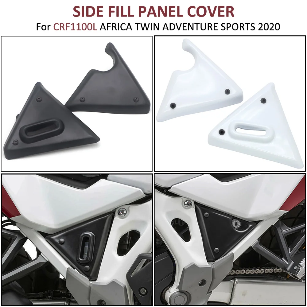 

New Black OR White Fairing Side Panel Fairing Cover For Honda CRF1100L Africa Twin Adventure Sports 2020 around Guard Protector