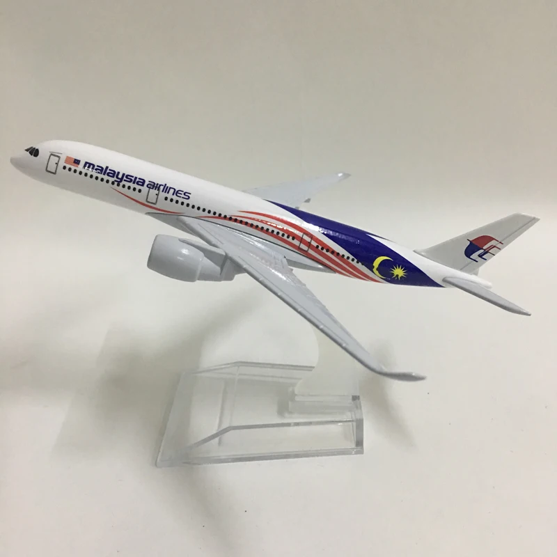 aéreas da malásia, avião de modelo a350, avião de metal fundido 1:400