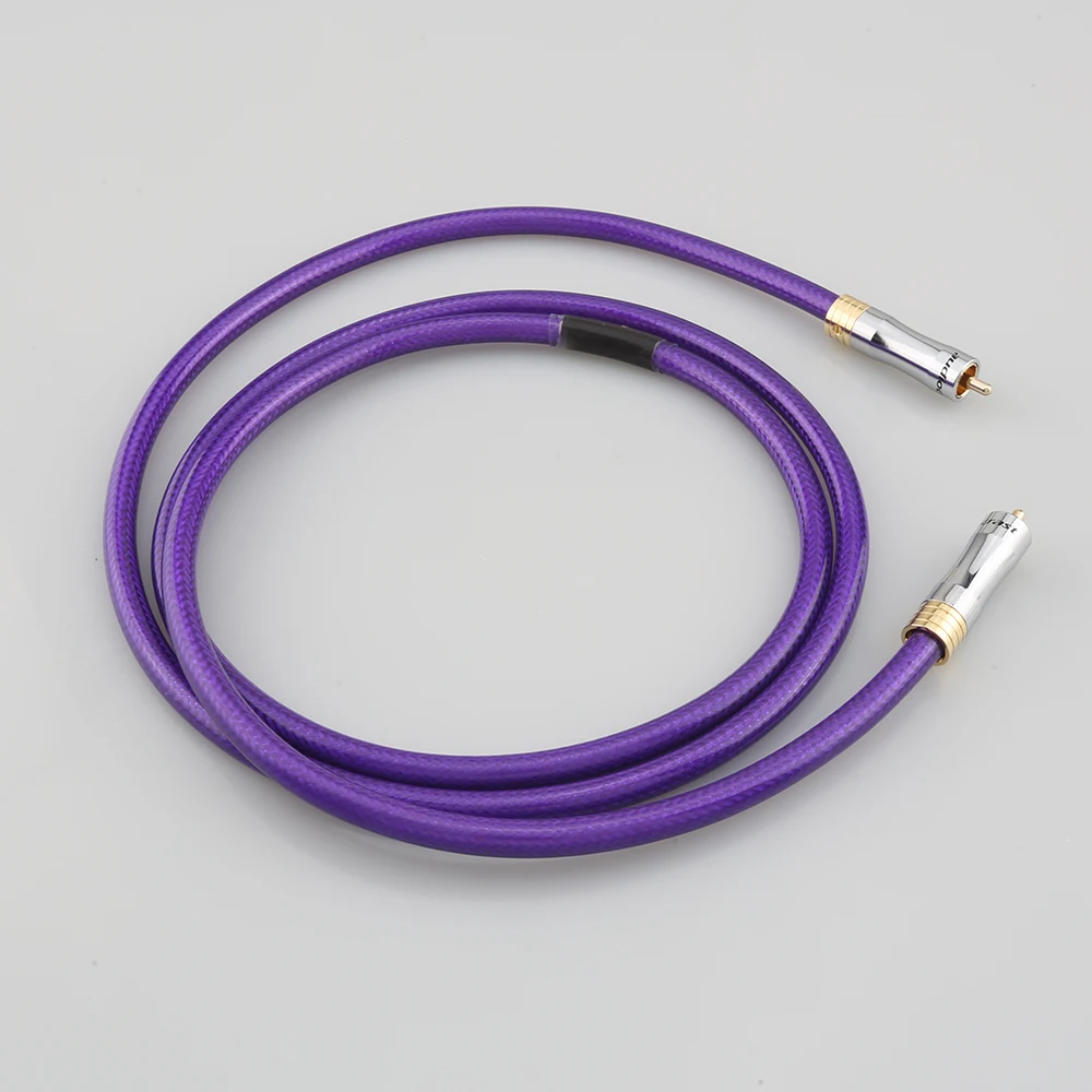 Cavo Coassiale Audio Cavo Audio Coassiale Digitale RCA 75 Ohm - 0.3m (1 Piede), Maschio-Maschio, Qualità 4N-OFC Cavo Corto 0.3m - Foto 6