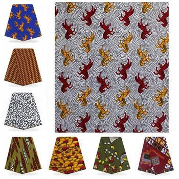 

Veritable Wax Print Guaranteed Real Pagne Wax High Quality Pagne Original Wax Veritable 6yard African Ankara Sewing Fabric 2020
