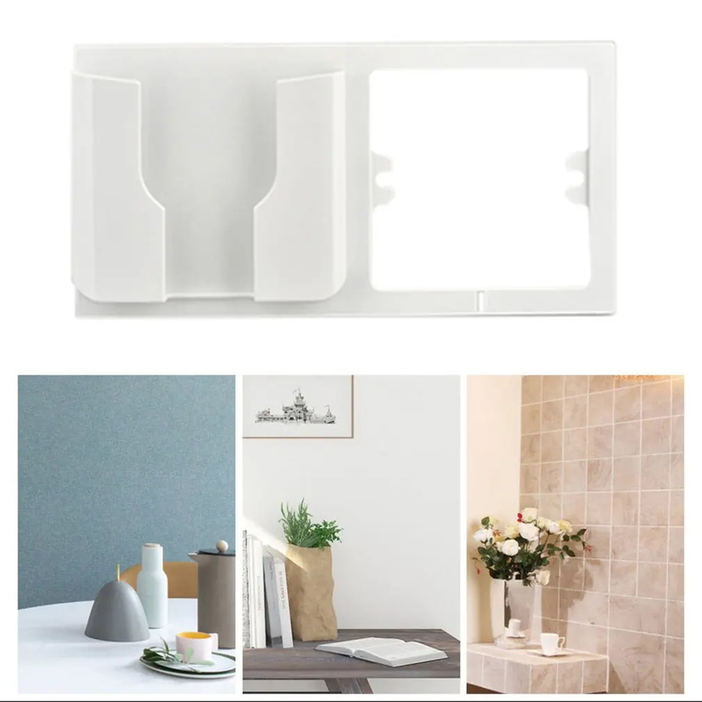 

Multifunctional Wall Mounted Mobile Phone Charge Holder Smartphone Cell Phone Charging Bracket Holder Stable Fixed Mount