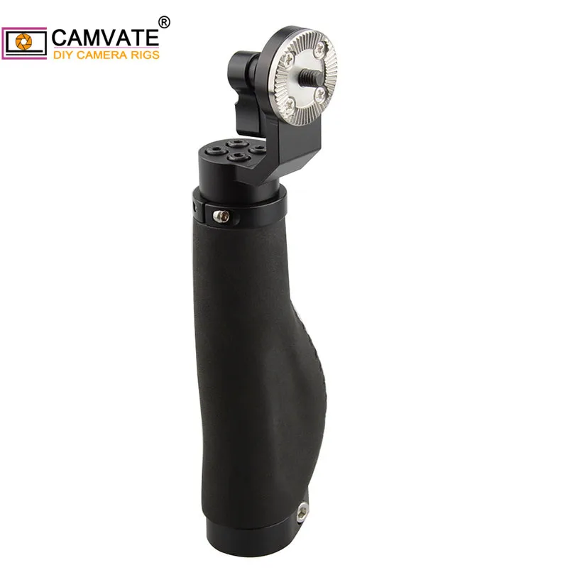 CAMVATE 2 шт. кожаные ручки для камеры со стандартной розеткой ARRI (Резьба M6) DSLR