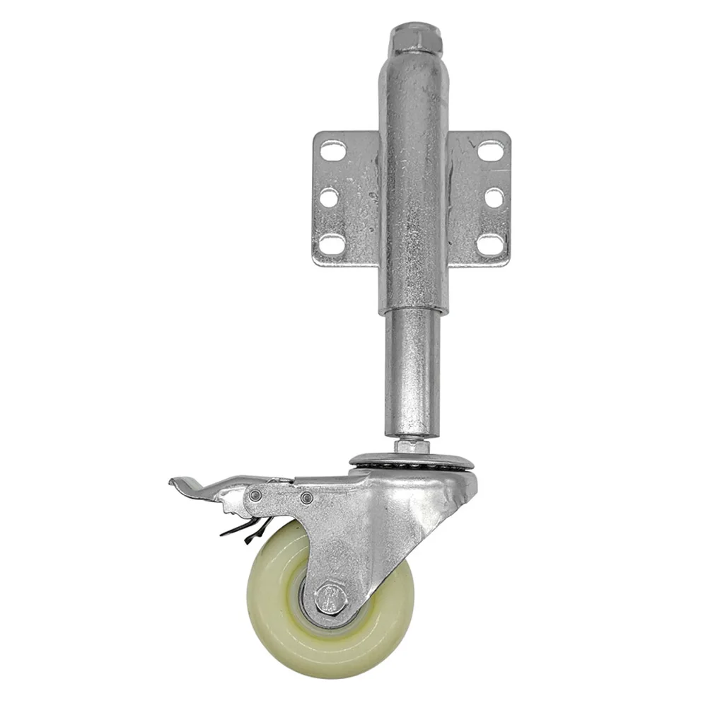 2 &quot/3&quot/4 &quotнейлоновые ворота колеса пружинный Поворотный Ролик с тормозом 220