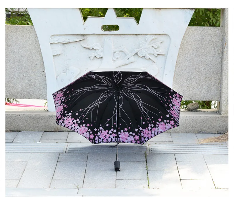 DMBRELLA, компактный дорожный зонт, портативный, женский, мини зонт, анти-УФ, защитный, от дождя, складной, женский, маленький, солнцезащитный, DM134