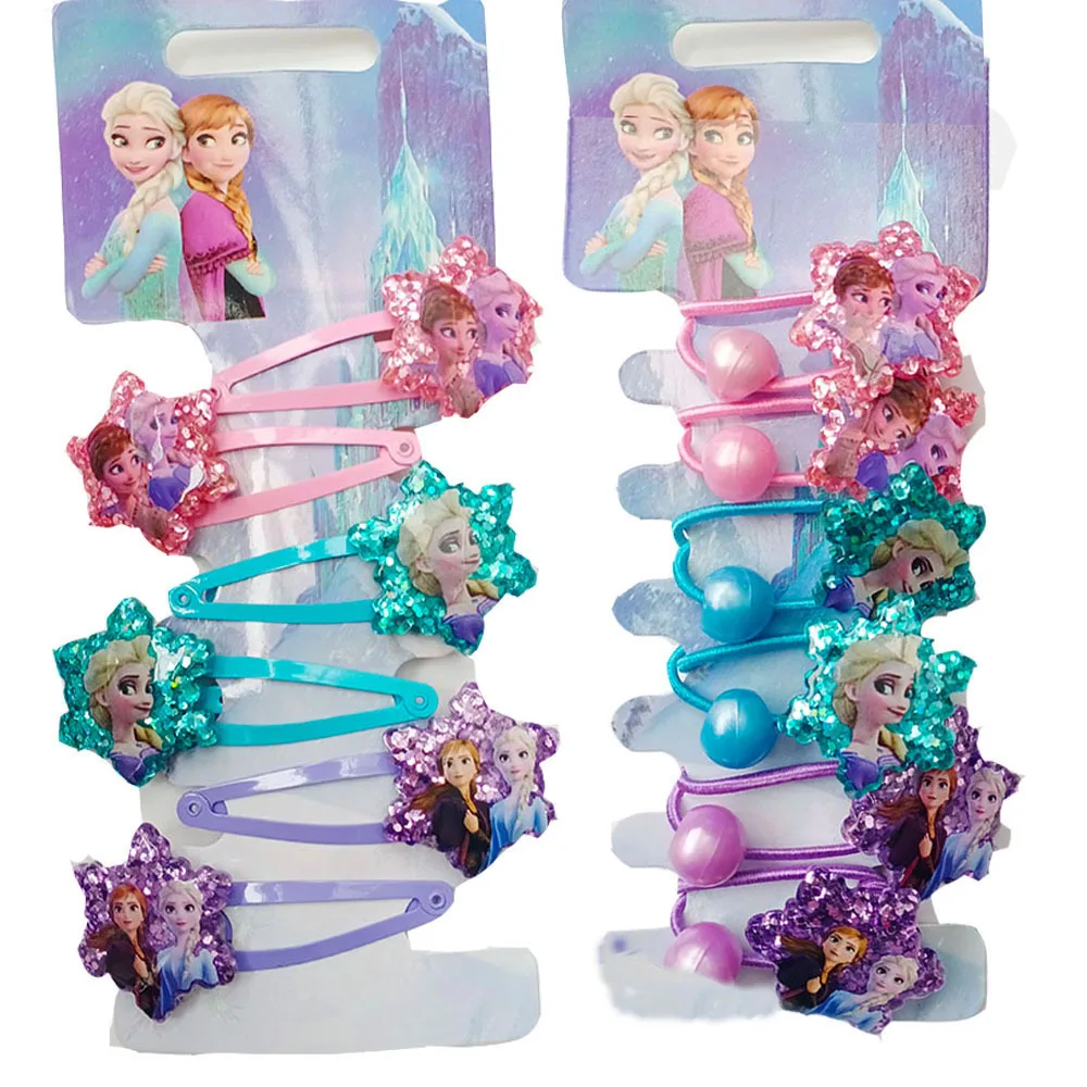 Детские заколки для волос из мультфильма Disney милые аксессуары кукол Холодное