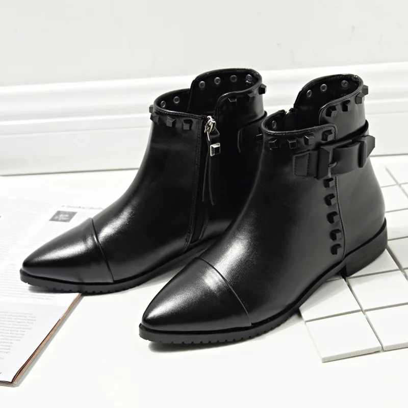 

Boots Woman Flat Bottom Women Shoes Short Boots Women Ladies Martin Boots Soft Ankle Boot Zapatos De Mujer Botas Mujer