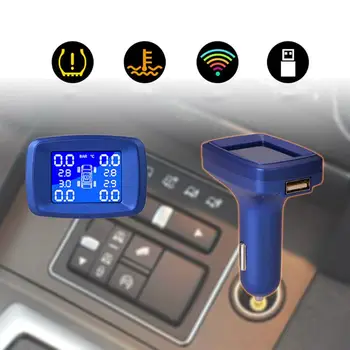 

Car Cigarette Lighter External Universal Tire Detection Monitor Tire Pressure Detector Tester